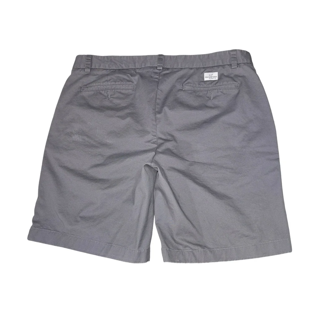 Vineyard Vines Mens Breaker Stretch Chino Shorts Grey 36